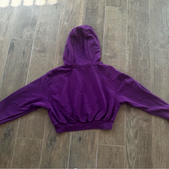 Nike Women’s Cropped Sweatshirt Hoody Pullover Size XS Essentials - Picture 4 of 6